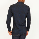 Hubert Button-Up Shirt // Black + Navy (XL)