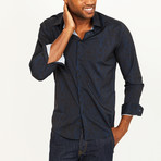 Hubert Button-Up Shirt // Black + Navy (XL)