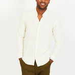 Skyler Button-Up Shirt // Cream (S)