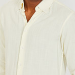 Skyler Button-Up Shirt // Cream (XL)