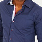 Joseph Button-Up Shirt // Blue (S)