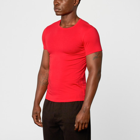 Versace Collection // Crew Neck Tee // Red (S)