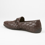 Woven Buckle Loafer // Brown (US: 6)