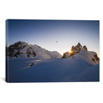 Sunset Flight III, Midi-Plan Ridge, Chamonix // Alex Buisse (18"W x 26"H x 0.75"D)