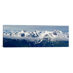 Snow covered mountains, Hurricane Ridge, Olympic National Park (36"W x 12"H x 0.75"D)