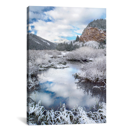 Boulder Mountains And Summit Creek, Idaho // Tim Fitzharris (18"W x 26"H x 0.75"D)