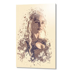 Emilia Clarke, Game Of Thrones // Aluminum (16"L x 24"H x 1.5"D)
