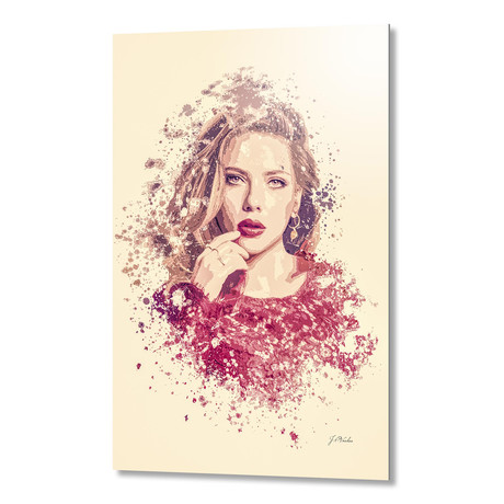 Scarlett Johansson // Aluminum (16"L x 24"H x 1.5"D)