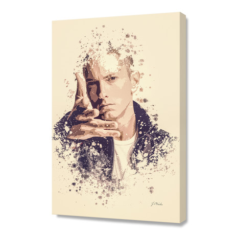 Eminem // Stretched Canvas (16"L x 24"H x 1.5"D)