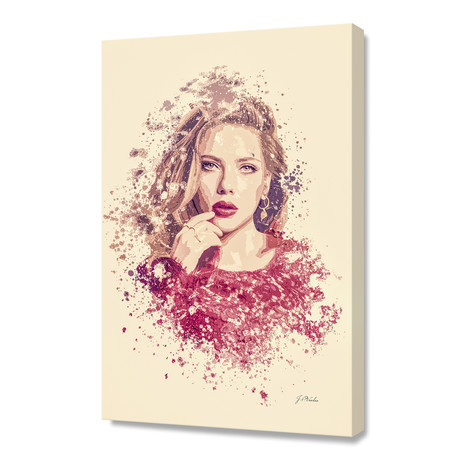Scarlett Johansson // Stretched Canvas (16"L x 24"H x 1.5"D)