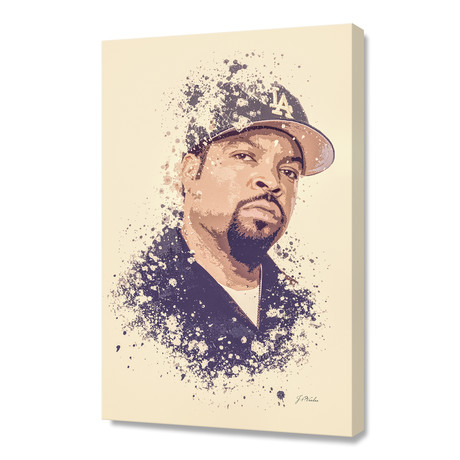 Ice Cube // Stretched Canvas (16"L x 24"H x 1.5"D)