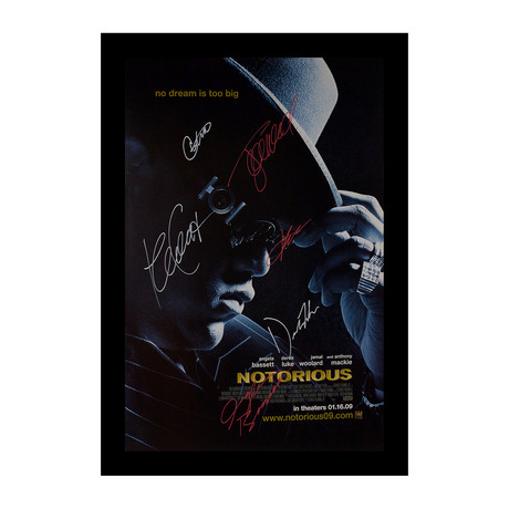 Signed Movie Poster // Notorious