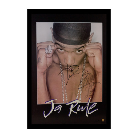 Signed Music Poster // Ja Rule