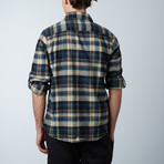 Woven Plaid Flannel // Khaki (S)
