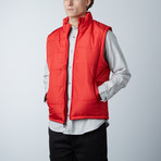 Puffer Vest // Red (L)