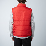 Puffer Vest // Red (L)