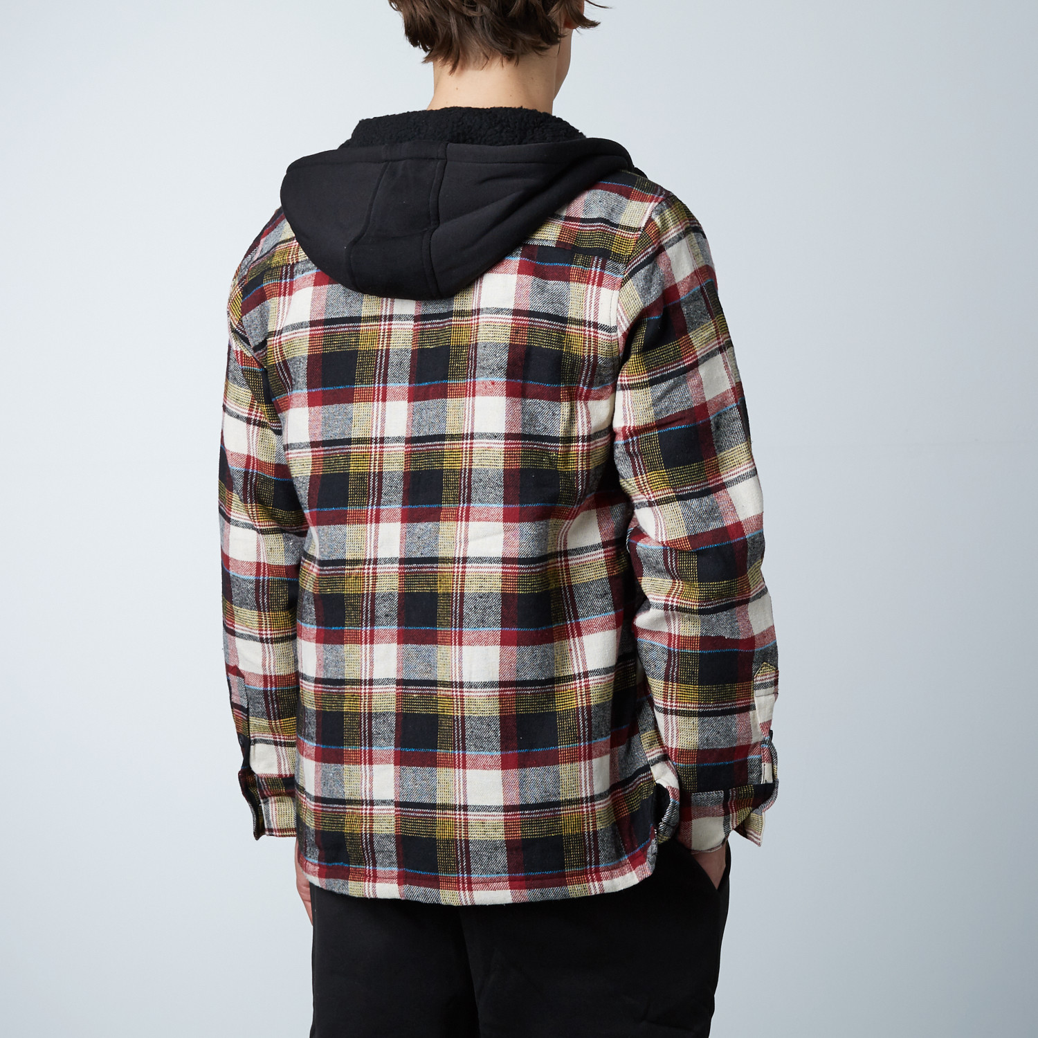 Flannel Jacket W/ Sherpa Lining // Khaki (M) - Burnside Clothing ...