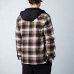 Flannel Jacket W/ Sherpa Lining // Khaki (M)