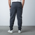 Fleece Jogger Varsity Pant // Charcoal (XL)