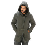 Hooded Parka Jacket // Army (2XL)