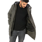 Hooded Parka Jacket // Army (2XL)