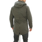 Hooded Parka Jacket // Army (2XL)