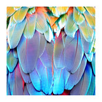 Parrot Feathers (12"W x 12"H x 1.5"D)
