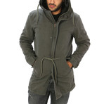 Hooded Parka Jacket // Army (2XL)