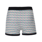 Volley Boxer Brief // Black + White + Blue // Set Of 3 (S)