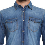 Button-Up Shirt // Denim (XL)