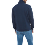 Sweat Full-Zip Brushed Fleece // Dark Blue (XL)