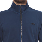 Sweat Full-Zip Brushed Fleece // Dark Blue (XL)