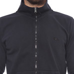 Sweat Full-Zip Brushed Fleece // Nero (S)