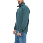 Sweat Full-Zip Brushed Fleece // Petrolio (2XL)