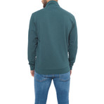 Sweat Full-Zip Brushed Fleece // Petrolio (2XL)