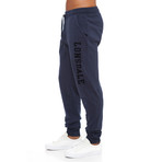 Brushed Fleece Trouser // Dark Blue (2XL)