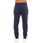 Brushed Fleece Trouser // Dark Blue (2XL)