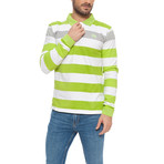 Long-Sleeve Jersey Polo // Verde Chiaro (S)