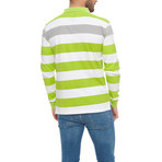 Long-Sleeve Jersey Polo // Verde Chiaro (S)