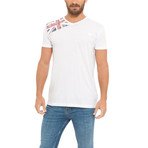 Acid Wash T-Shirt Jersey // White (S)