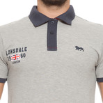 Pique Short-Sleeve Polo // Medium Grey Melange (S)