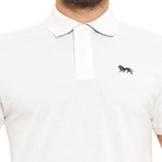 Pique Short-Sleeve Polo // White (M)