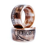 Don't Tread On Me Ring // .999 Copper (Size 9)