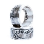Don't Tread On Me Ring // .999 Silver (Size 8)