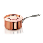 Tri-Ply Copper Clad Induction Ready Sauce Pan + Lid