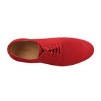 Nubuck Casual Dress Sneaker // Red (Euro: 41)