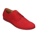 Nubuck Casual Dress Sneaker // Red (Euro: 41)