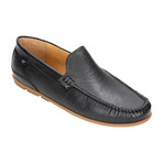 Perforated Slip-On Loafer // Black (Euro: 43)