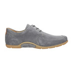 Suede Lace-Up Loafer Driver // Grey (Euro: 43)