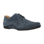 Suede Lace-Up Loafer Driver // Dark Blue (Euro: 41)